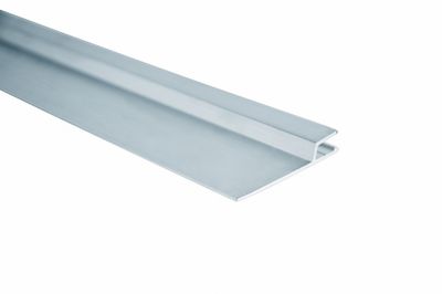 Linerlock Festelist horisontal snap-in list 2m ALUMINIUM    