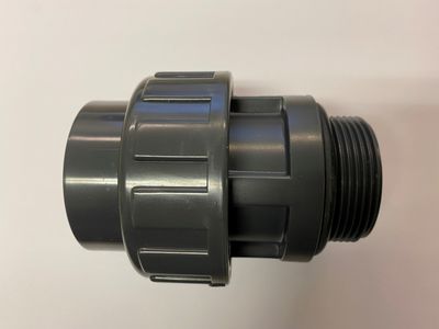 PVC Union 3-delt fra ø63mm LIM til 2