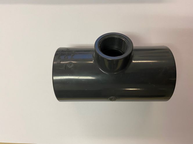 Hovedbilde PVC T-Skjøt Red. Ø63 X ¾