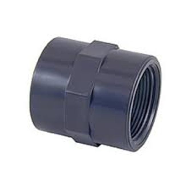 Hovedbilde PVC Muffe 2 x 1 ½