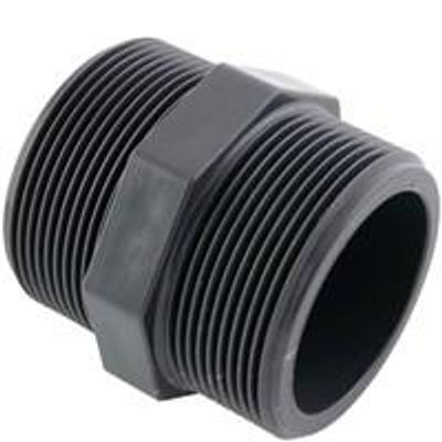 PVC Skjøtenippel 2x2 1/2
