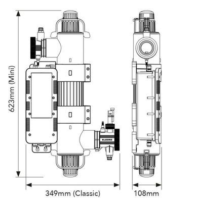 UV 35m3 Elecro Classic QUANTUM vanndesinfeksjon system